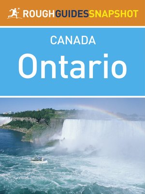 cover image of Ontario Rough Guides Snapshot Canada